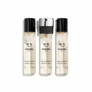 CHANEL N°5 L'Eau Eau de Toilette Purse Spray Refills 3x20 ml POISTUU