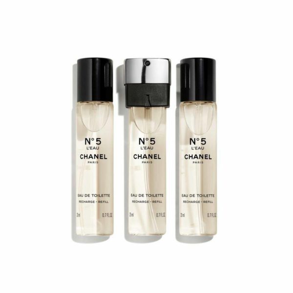 CHANEL N°5 L'Eau Eau de Toilette Purse Spray Refills 3x20 ml POISTUU