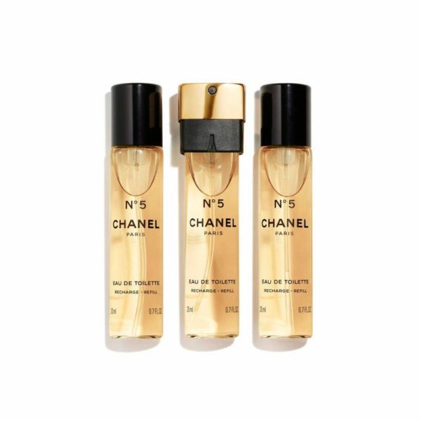 CHANEL N°5 Eau de Toilette Twist and Spray Refills 3x20 ml