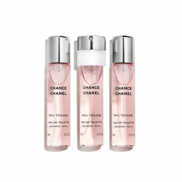 CHANEL Chance Eau Tendre Eau de Toilette Twist and Spray Refills 3x20 ml