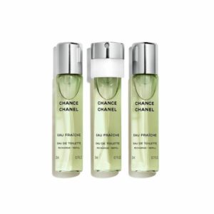 CHANEL Chance Eau Fraîche Eau de Toilette Twist and Spray Refills 3x20 ml