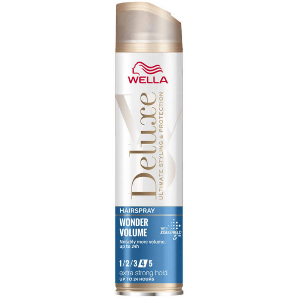 Wella Deluxe Wonder Volume hiuskiinne Extra strong 250 ml
