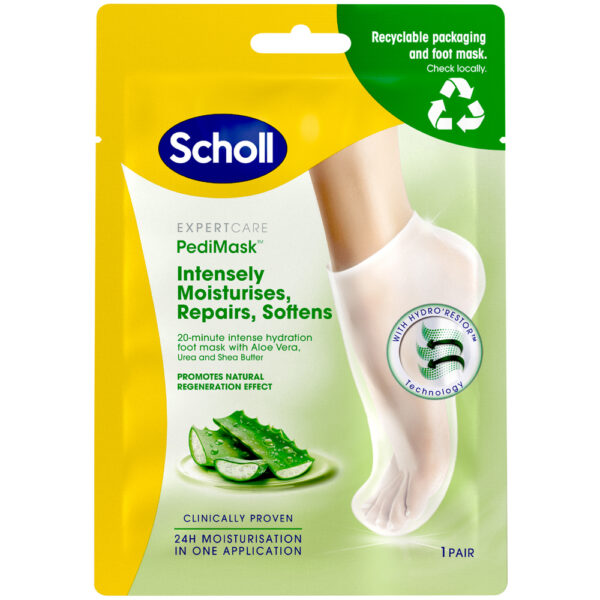 Scholl PediMask jalkanaamio Aloe vera