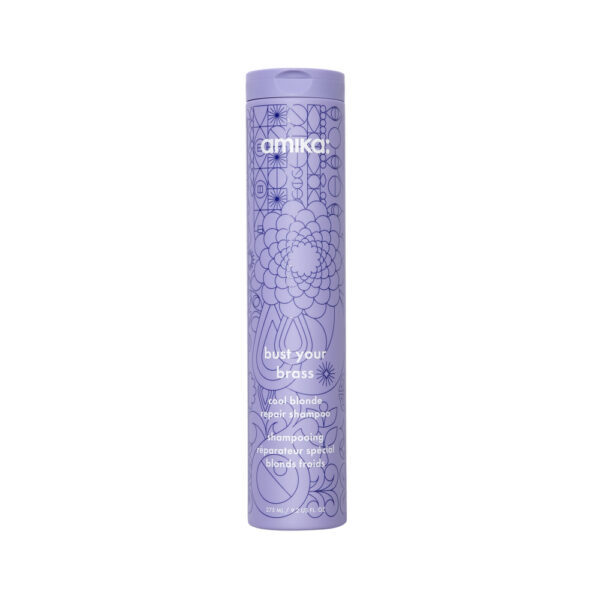 Amika Bust Your Brass Cool Blonde Repair -korjaava shampoo 275 ml