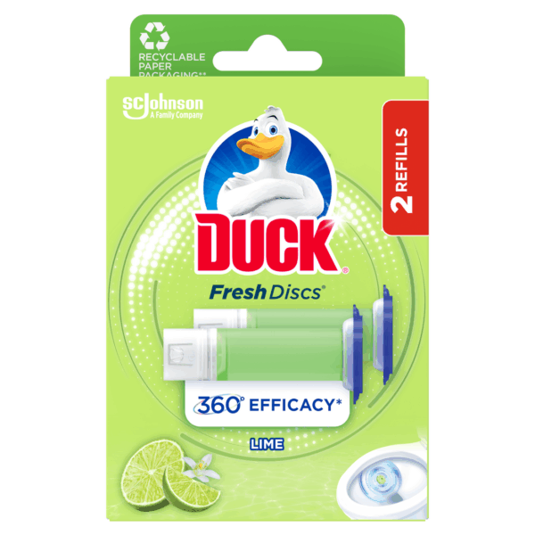 Duck Fresh Discs Lime täyttö 2x36ml wc-raikastin