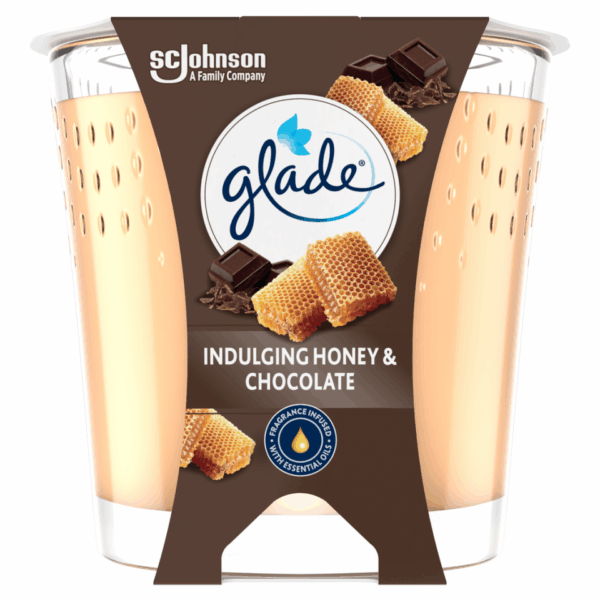 Glade tuoksukynttilä Honey & Chocolate 112 g POISTUU