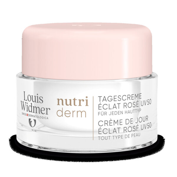 Louis Widmer nutriderm Day Cream Éclat Rosé UV 50 Hajusteeton 50ml