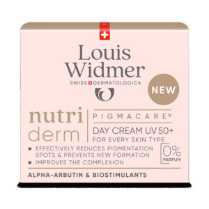 Louis Widmer nutriderm Pigmacare® Day Cream UV 50+ Hajusteeton 50ml