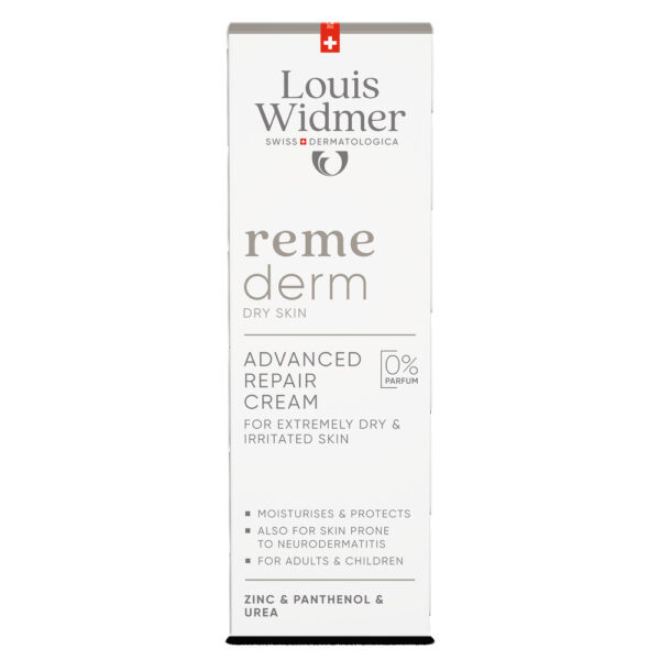 Louis Widmer remederm Advanced Repair Cream Hajusteeton 75ml
