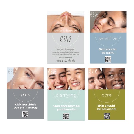 Esse Shelf Talkers (set of 5)