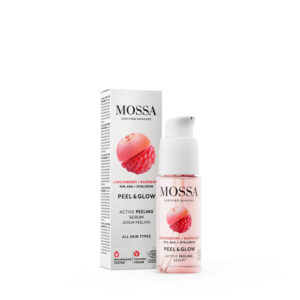Mossa Peel & Glow Active Peeling Serum kuoriva seerumi COSMOS NATURAL 30 ml